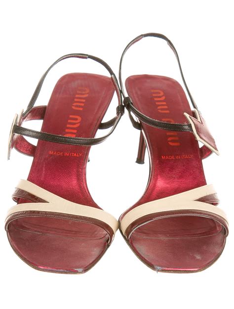 miu miu sandals replica|Miu Miu Shoes .